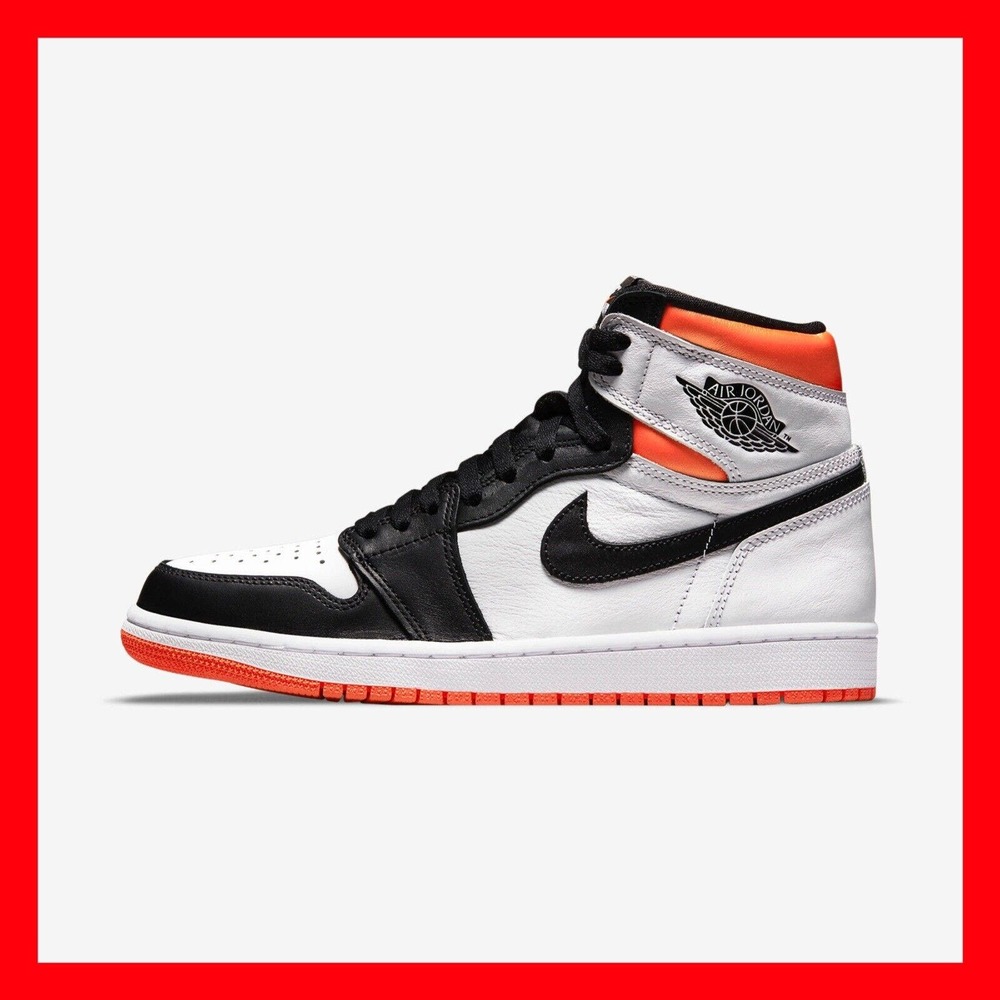 Nike Air Jordan 1 Retro High OG 555088-180 Orange White Black Sz 16 NO LID